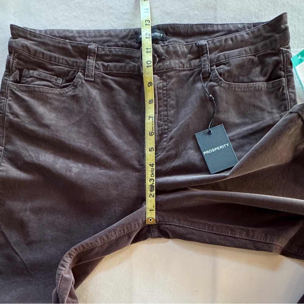 NWT Brown Corduroy Prosperity Shiela Jeans Tapered Leg (32/14) - Picture 8 of 14